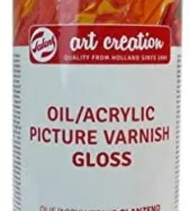 Barniz en spray brillo 400ml para oleo y acrilico Artcreation