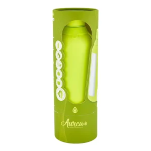 Botella lisa interior ceramico con 2 tapones 500ml pistacho
