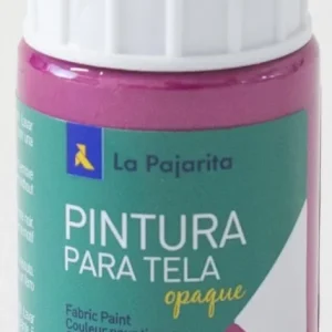 C/6 BOTE PINTURA PARA TELA OPACA LA PAJARITA MAGENTA 35ML