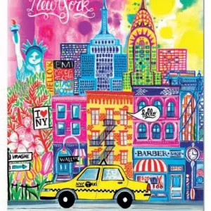 PUZZLE 1000 PIEZAS NEW YORK CAR PINTOS