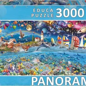 PUZZLE 3000 PIEZAS VIDA EN LA COSTA