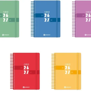 PACK 5 AGENDAS ESCOLARES EXTRADURA 26/27 A5 2 DP SURTIDOS
