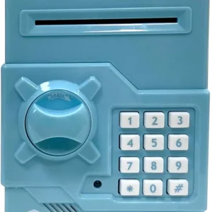 CAJA FUERTE ELECTRONICA COLOR AZUL CLARO