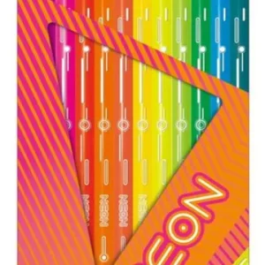 Estuche 12 lapices de colores neon fsc