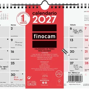 Calendario pared escribir s 2027 210x150mm