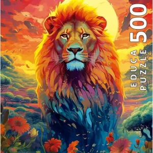 PUZZLE 500 PIEZAS MIRADA MAJESTUOSA LEON