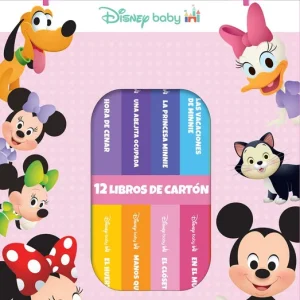 DISNEY BABY: MINNIE Y SUS AMIGOS - MI PRIMERA BIBLIOTECA - 12 LIBROS DE CARTON - PI KIDS Minnie Mouse 2026