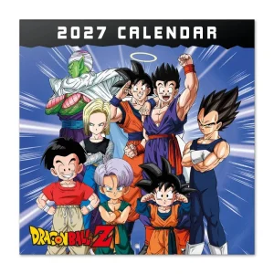 Calendario pared 2027 dragon ball 30x30cm