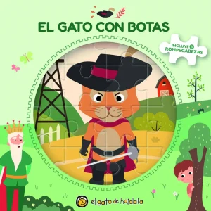 El gato con botas (Libro + 3 puzles) ('Clásicos para armar') AA.VV. 2026
