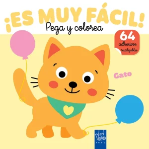 ¡Es muy fácil! Pega y colorea. Gato YOYO 2025