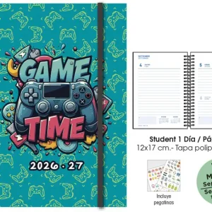AGENDA ESCOLAR 26-27 STUDENT 12X17 DP GAMER 2