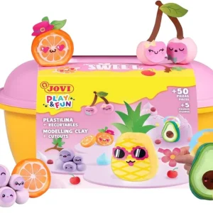 Cofre de plastilina sweet con complementos y recortables
