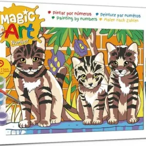 MAGIC ART NUMBER ART +9 GATOS Y PERROS