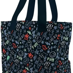 BOLSA TELA B&B PEACE 31x37,5x14cm