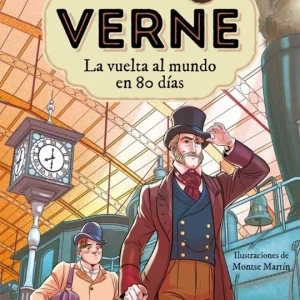 Julio Verne - La vuelta al mundo en 80 días (edición actualizada, ilustrada y adaptada) VERNE, JULIO 2024