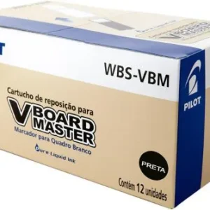 C/12 RECAMBIO CARTUCHO TINTA NEGRO VBOARD MASTER