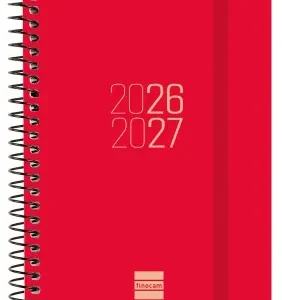 AGENDA ESCOLAR 26-27 E10 DP ESPIR ROJO ESPIRAL