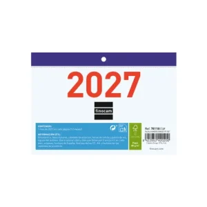 Calendario faldilla numeros grandes 2027 mes vista 150x105mm F91