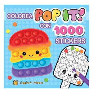 Hamburguesa ('Pop it') Colorea con 1000 stickers AA.VV. 2026