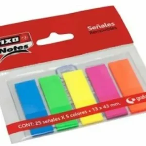 C/24 BLISTER MARCADORES AUTOADHESIVOS 13X43 5 COLORES NEON