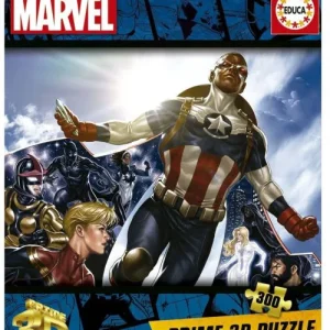 PUZZLE 3D LENTICULAR 300 PIEZAS MARVEL