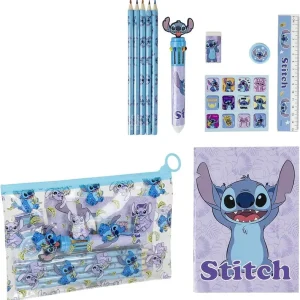 SET DE PAPELERIA ESCOLAR EVA STITCH