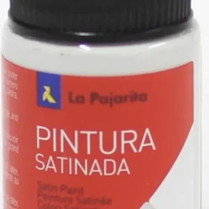C/6 bote pintura satinada la pajarita gris plata base latex