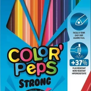 ESTUCHE 12 LAPICES DE COLORES COLOR'PEPS STRONG MAPED