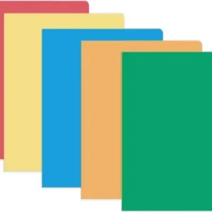 Paq/50 subcarpeta fº colores semi-intensos surtidos 180gr