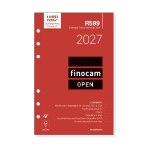 RECAMBIO R599 ANUAL 500 SEMANA VISTA VERTICAL 2027