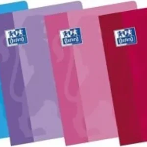Paq/10 libretas a5+ 48h 90g. cuad.4x4 c/m colores surtidos oxford classic