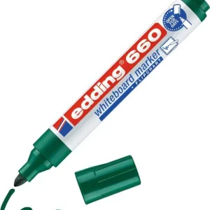 C/10 ROTULADOR EDDING 660 VERDE PIZARRA BLANCA