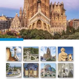 Cal. 2026 Pared (30x30 cm) Gaudí-1 B (Sagrada Familia) AA.VV. 2025