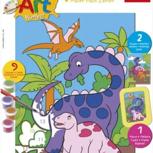 MAGIC ART NUMBER ART +6 DINOSAURIOS