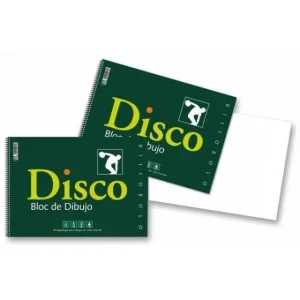 Bloc dibujo disco espiral 130 g. 230x330mm 20 hojas liso