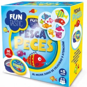 CARTAS REDONDAS FUNTASTIC PESCA DE PECES CON CAJA