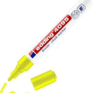C/10 ROTULADOR EDDING 4095 AMARILLO MARCADOR TIZA LIQUIDA