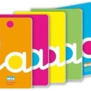 PAQ/5 LIBRETA A4 50H 90G CUADROVIA 4MM COLORES SURTIDOS