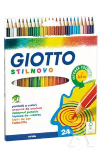 ESTUCHE 24 LAPICES COLORES GIOTTO STILNOVO