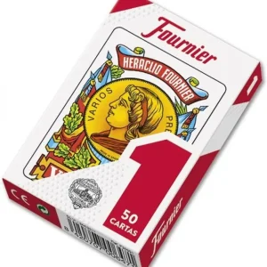 Baraja cartas española nº1 estuche carton 50 cartas