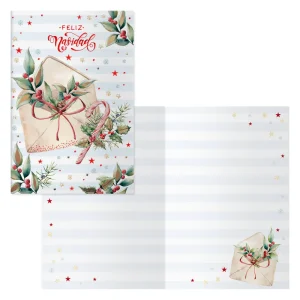 TARJETA DE NAVIDAD MODELO SOBRE 11.5X17CM