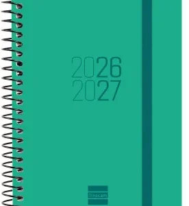AGENDA ESCOLAR 26-27 E8 SVH ESPIR VERDE ESPIRAL