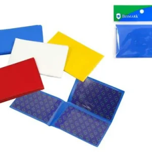 Exp/36 tarjetero triple dni/ss.ss colores surtidos 6,3x9,5cm