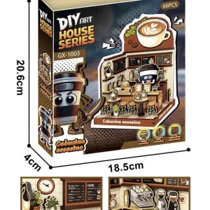 Puzzle madera cocina ninja 66 piezas