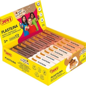 C/18 tacos plastilina jovi 70 pequeña 50g. colores multicultural