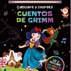 DESCUBRE COLOREA CUENTOS DE GRIMM AA.VV. 2026