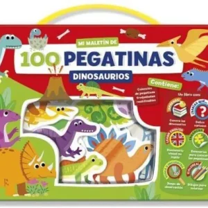 MALETIN 100 PEGATINAS DINOSAURIOS