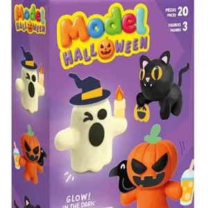 KIT MINI MODEL HALLOWEEN CON PLASTILINA PLAY &FUN