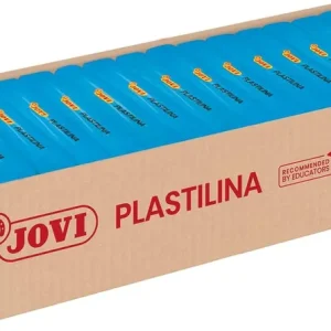 C/15 TACOS PLASTILINA JOVI 72 GRANDE 350G. AZUL CLARO