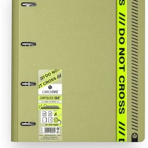 Carpeblock 360 foam do not cross a4+ anillas 35mm con recambio cuad.5x5 y cierre de coma color army